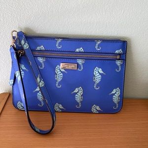 Kate spade seahorse wristlet